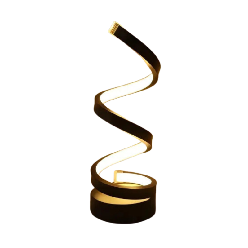 Sculpted Spiral Lamp