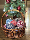 Zelta Knit Christmas Ornaments - 5-Piece Set