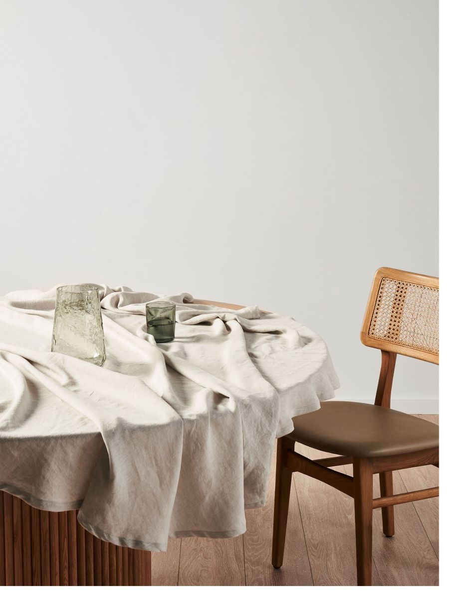Natural Linen Tablecloth