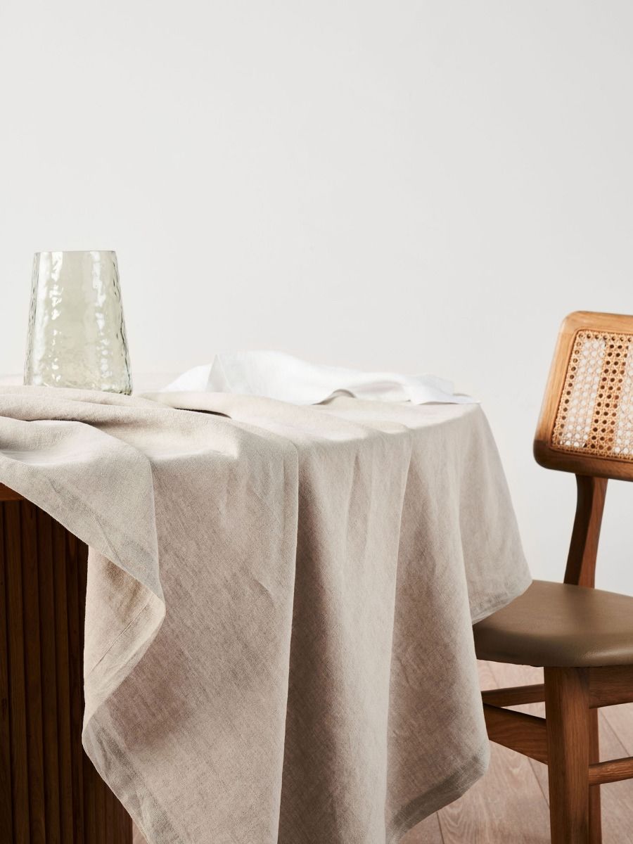 Natural Linen Tablecloth
